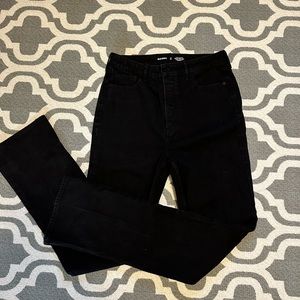 Old Navy black extra high rise kicker boot up size 12 tall